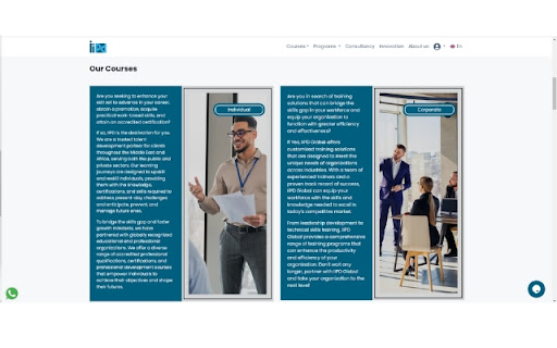 IIPD Global Certifications and Trainings  from Chrome web store to be run with OffiDocs Chromium online