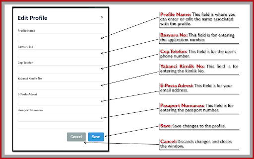 Ikamet Başvuru Takibi  from Chrome web store to be run with OffiDocs Chromium online