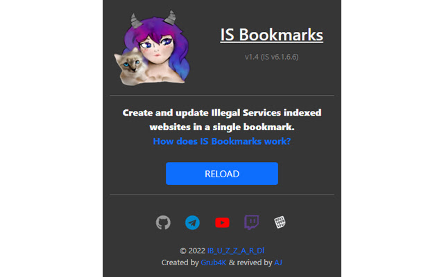 Illegal Services Bookmarks  from Chrome web store to be run with OffiDocs Chromium online