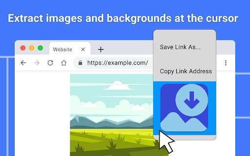 Image Extractor  from Chrome web store to be run with OffiDocs Chromium online