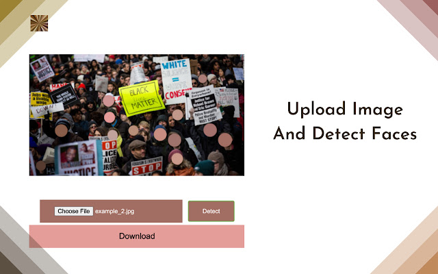 Image Face Obscure  from Chrome web store to be run with OffiDocs Chromium online