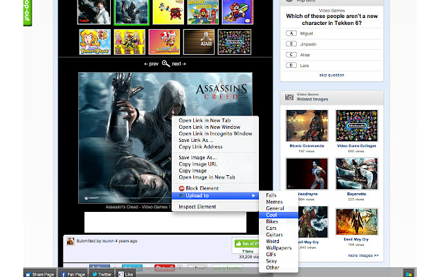 Imagelicious Image Uploader  from Chrome web store to be run with OffiDocs Chromium online
