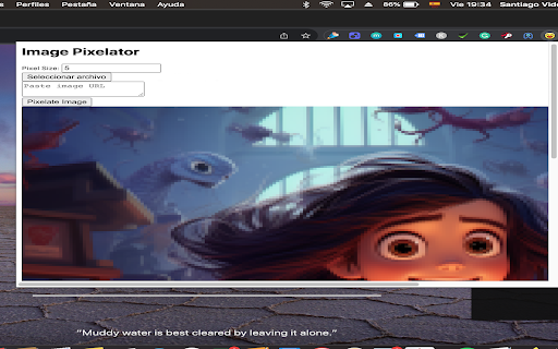 Image Pixelator  from Chrome web store to be run with OffiDocs Chromium online
