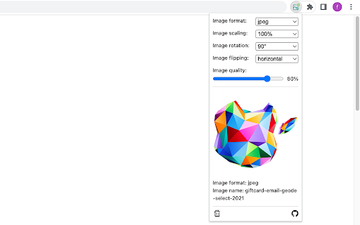 Image Privacy Guard  from Chrome web store to be run with OffiDocs Chromium online