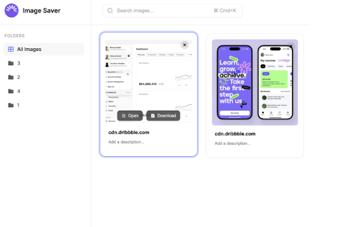 Image Saver V1.0  from Chrome web store to be run with OffiDocs Chromium online