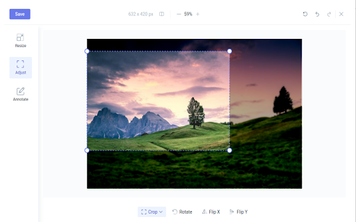 Image Size Converter  from Chrome web store to be run with OffiDocs Chromium online