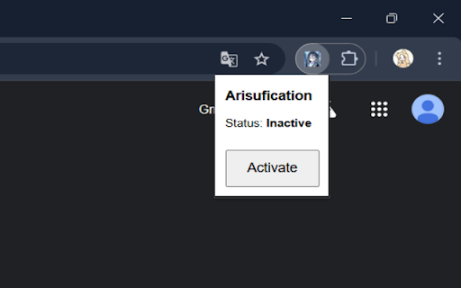 Image to Arisuchan  from Chrome web store to be run with OffiDocs Chromium online