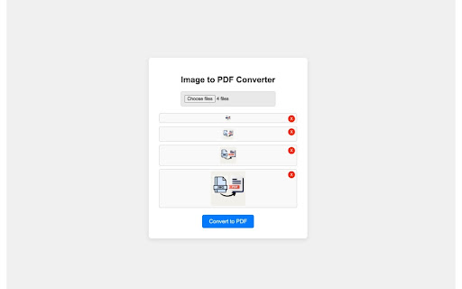 Image to pdf  from Chrome web store to be run with OffiDocs Chromium online