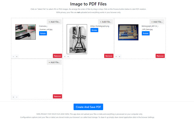 Image to PDF (by PDFLite.co)  from Chrome web store to be run with OffiDocs Chromium online