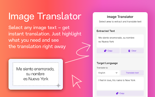 Image Translator  from Chrome web store to be run with OffiDocs Chromium online