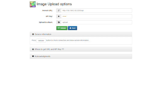 Image Upload  from Chrome web store to be run with OffiDocs Chromium online