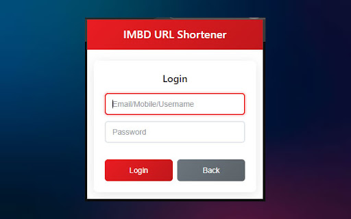 IMBD Shortener  from Chrome web store to be run with OffiDocs Chromium online