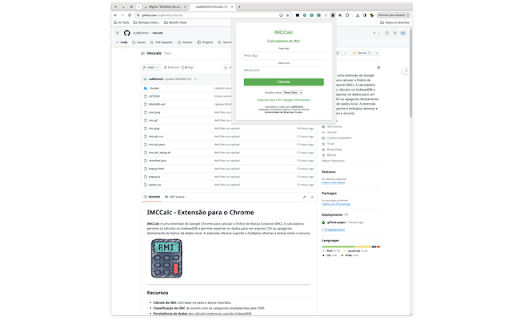 IMCCalc  from Chrome web store to be run with OffiDocs Chromium online