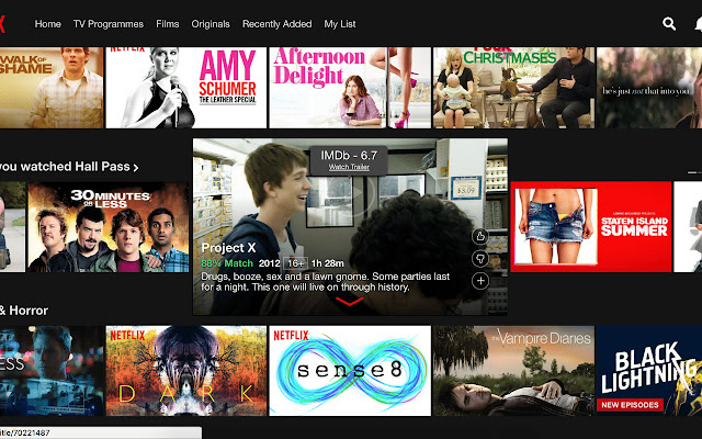 IMDB Movie rating lookup for Netflix  from Chrome web store to be run with OffiDocs Chromium online