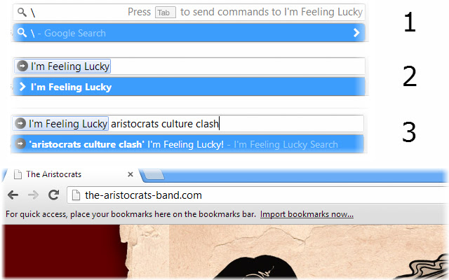 Im Feeling Lucky  from Chrome web store to be run with OffiDocs Chromium online
