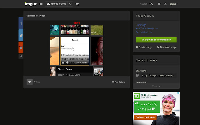 imgur Image Type Detector  from Chrome web store to be run with OffiDocs Chromium online