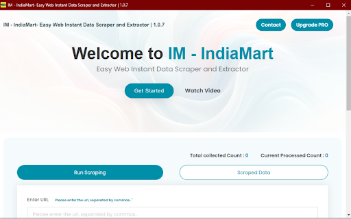 IM IndiaMart Easy Web Instant Data Scraper and Extractor  from Chrome web store to be run with OffiDocs Chromium online