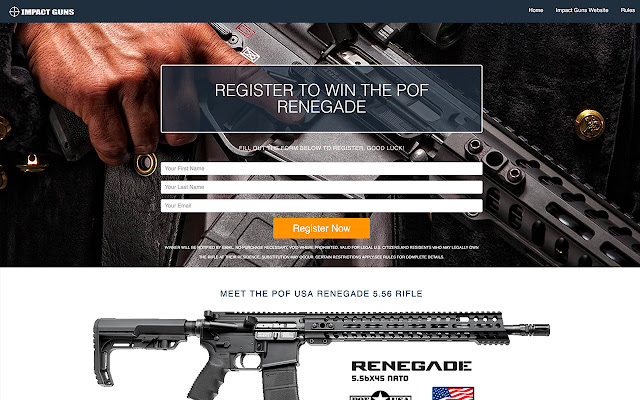 Impact Guns Boise Remington 783 Giveaway 2018  from Chrome web store to be run with OffiDocs Chromium online