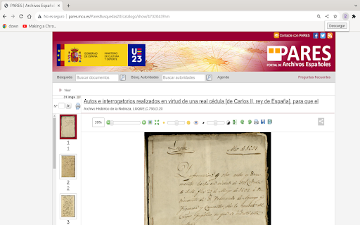 ImPares  from Chrome web store to be run with OffiDocs Chromium online