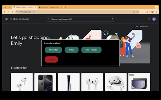 Impause Your Impulse Shopping Pal  from Chrome web store to be run with OffiDocs Chromium online