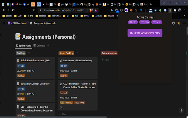 Import Halo Assignments  from Chrome web store to be run with OffiDocs Chromium online