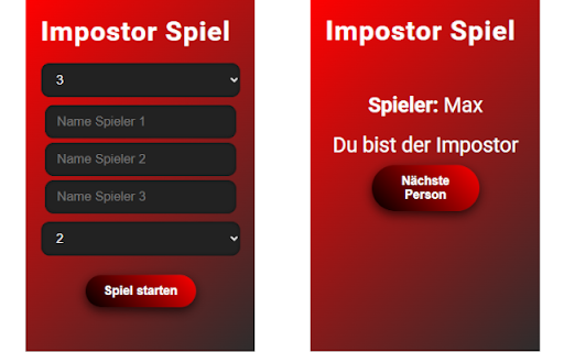Impostor Wortspiel Offline Multiplayer  from Chrome web store to be run with OffiDocs Chromium online