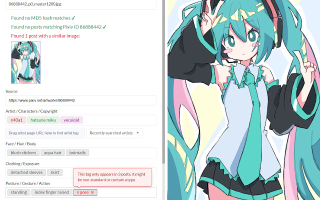 Improved Gelbooru upload  from Chrome web store to be run with OffiDocs Chromium online
