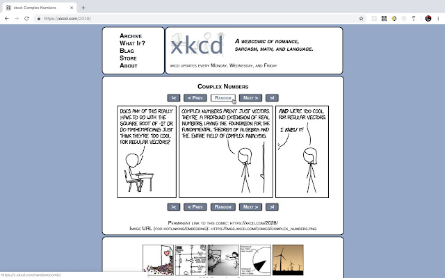 Botón aleatorio xkcd mejorado de Chrome web store para ejecutarse con OffiDocs Chromium en línea