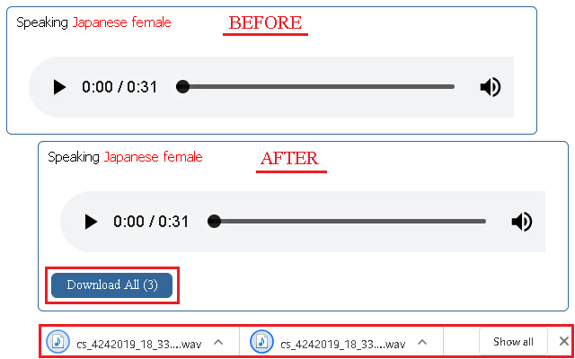 ImTranslator Text to Speech audio downloader  from Chrome web store to be run with OffiDocs Chromium online