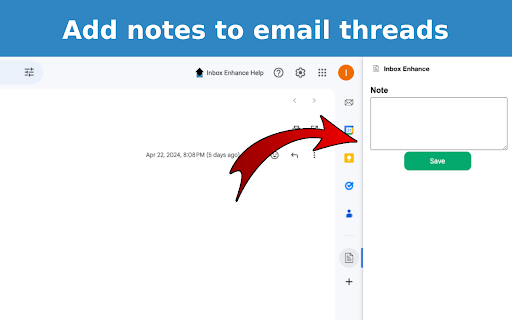 Inbox Enhance mail merge, mass email, email tracking and notes for Gmail  from Chrome web store to be run with OffiDocs Chromium online