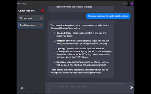 InboxIQ  from Chrome web store to be run with OffiDocs Chromium online