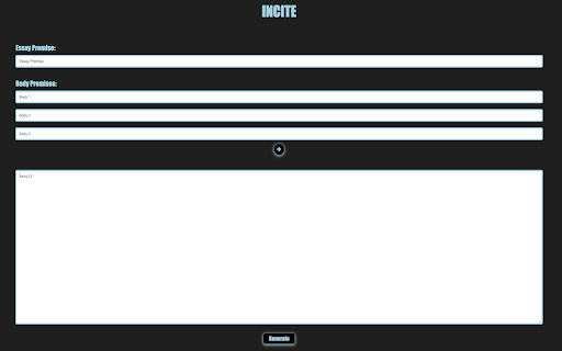 Incite  from Chrome web store to be run with OffiDocs Chromium online