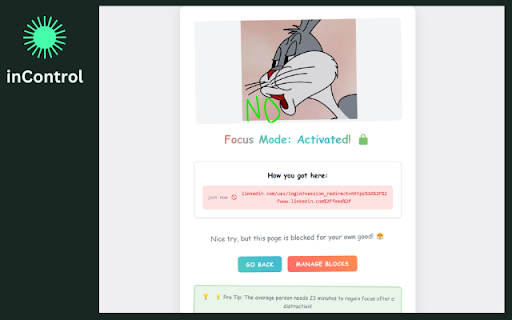 inControl  from Chrome web store to be run with OffiDocs Chromium online