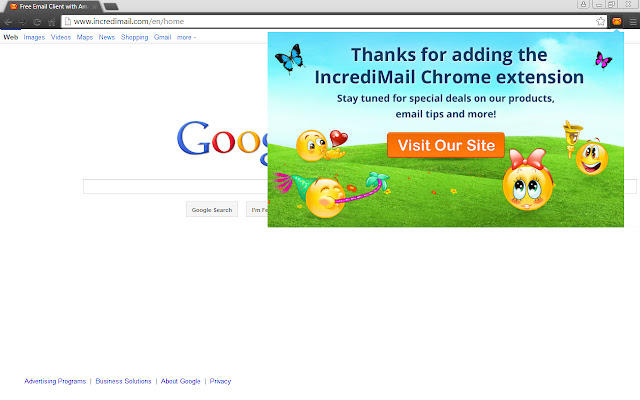 IncrediMail  from Chrome web store to be run with OffiDocs Chromium online