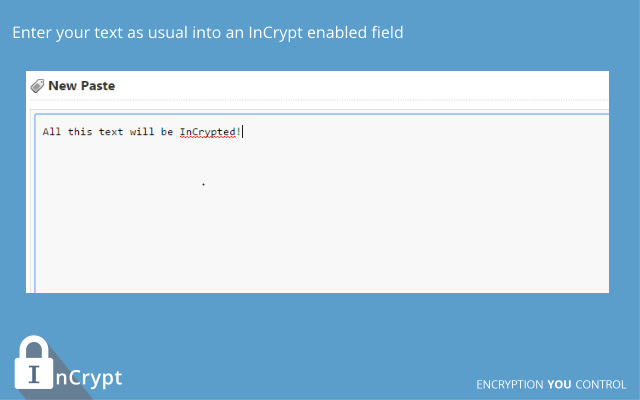 InCrypt  from Chrome web store to be run with OffiDocs Chromium online