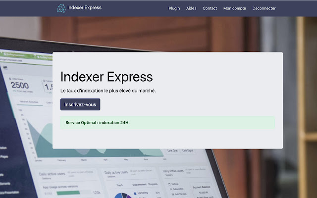 INDEXER.EXPRESS  from Chrome web store to be run with OffiDocs Chromium online