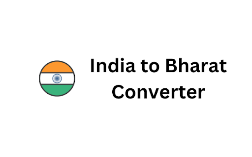 India to Bharat  from Chrome web store to be run with OffiDocs Chromium online
