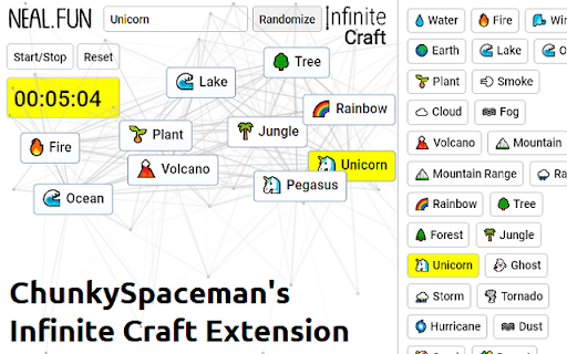 Infinite Craft Mini Extension from Chrome web store to be run with OffiDocs Chromium online Infinite Craft Mini Extension from Chrome web store to be run with OffiDocs Chromium online