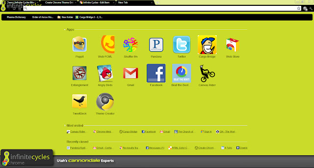 Infinite Cycles  from Chrome web store to be run with OffiDocs Chromium online
