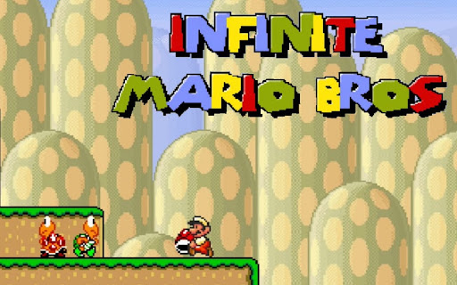 Infinite Mario Bros Offline  from Chrome web store to be run with OffiDocs Chromium online