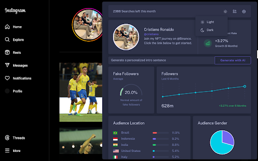 Influencer Hero  from Chrome web store to be run with OffiDocs Chromium online