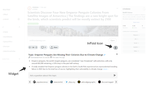 InFold  from Chrome web store to be run with OffiDocs Chromium online