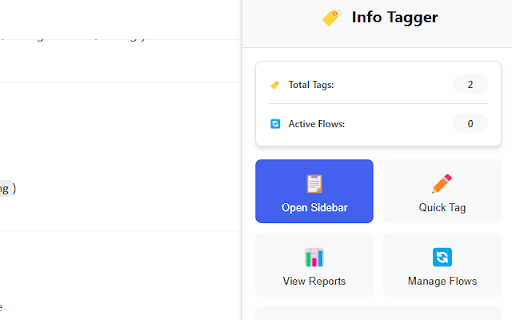 Info Tagger  from Chrome web store to be run with OffiDocs Chromium online