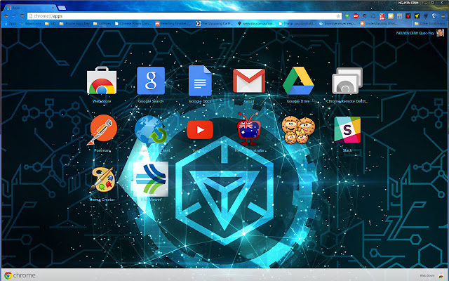Ingress Resistance Theme 2  from Chrome web store to be run with OffiDocs Chromium online