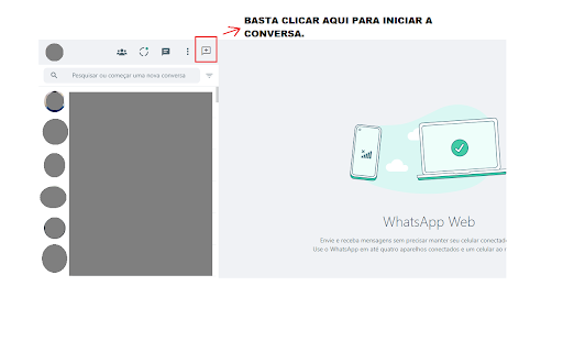 Iniciar conversa pelo Whatsapp WEB  from Chrome web store to be run with OffiDocs Chromium online