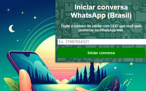 Iniciar Conversa WhatsApp (Brasil)  from Chrome web store to be run with OffiDocs Chromium online