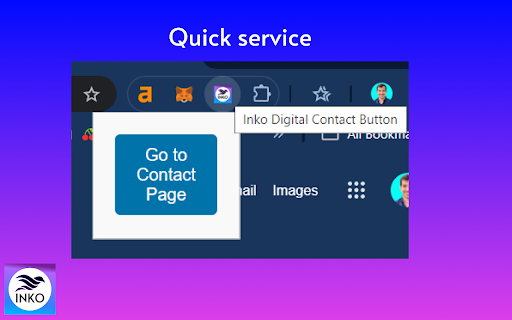 Inko Digital Contact Button  from Chrome web store to be run with OffiDocs Chromium online