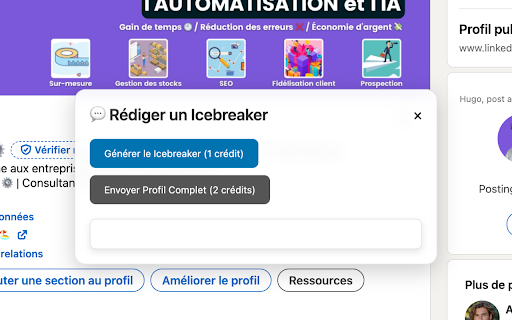 InLink AI  from Chrome web store to be run with OffiDocs Chromium online