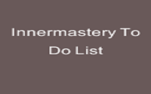 Innermastery To Do List  from Chrome web store to be run with OffiDocs Chromium online