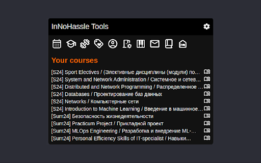 InNoHassle Tools  from Chrome web store to be run with OffiDocs Chromium online